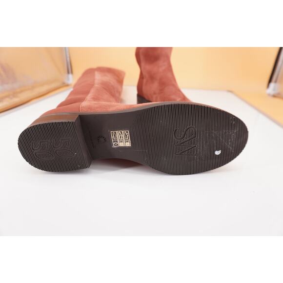 Stuart Weitzman 5050 Over the Knee Suede Boots Size 9 NIB OTK $695 Cardamom - Picture 3 of 10